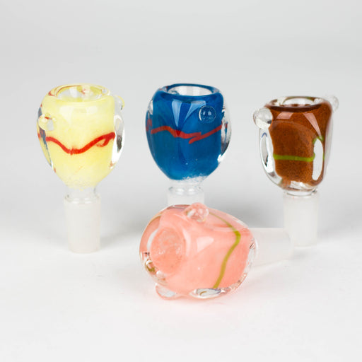 Colored bowl for 14mm pack of 2 Bongs Accessories Bongzie Smokes