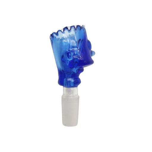 14mm Cartoon Glass Bowl Bongs Accessories Super Supplys Inc Blue