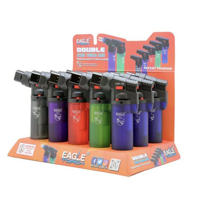 Eagle Torch | Dual Flames Torch Lighter Box of 15 [PT188DT]