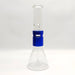14" Metal Detachable Glass Bong Assorted Colours Glass Bong Super Supplys Inc Blue