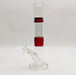 13.5" Detachable Airflow Straight Shooter Glass Bong Super Supplys Inc Red
