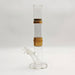 13.5" Detachable Airflow Straight Shooter Glass Bong Super Supplys Inc Gold