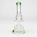6.5" bent neck glass bong with diffuser Glass Bong Bongzie Smokes