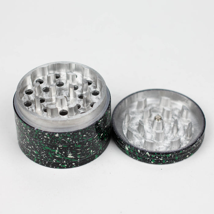 58mm 4 parts aluminium grinder pack of 12 Display Pack Bongzie Smokes