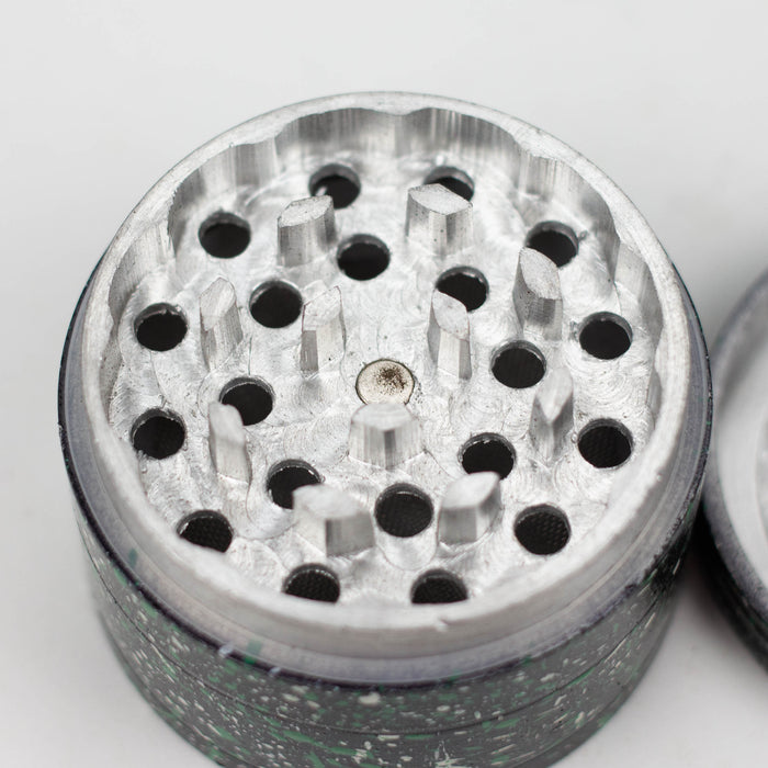 58mm 4 parts aluminium grinder pack of 12 Display Pack Bongzie Smokes