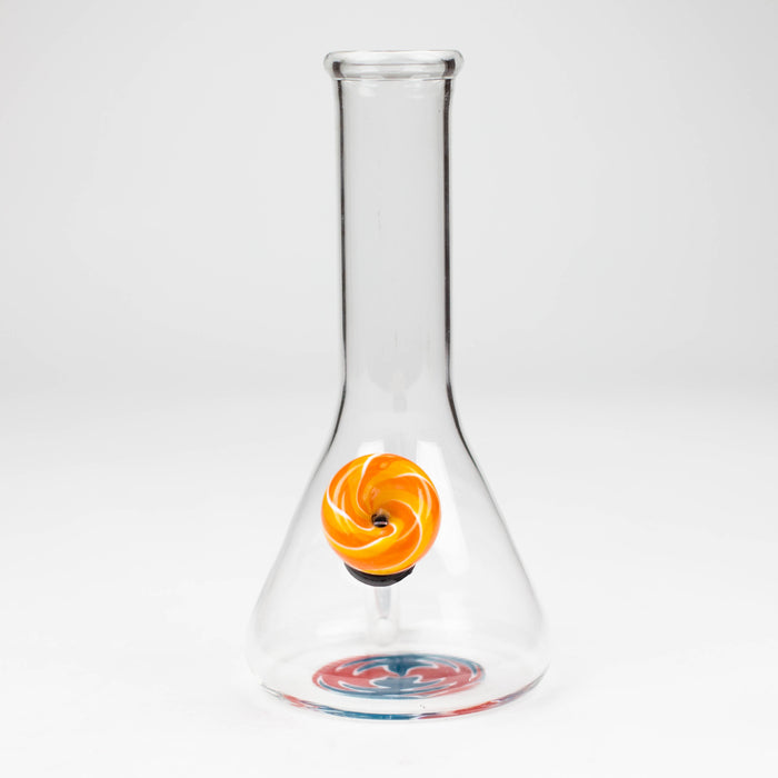 6" beaker glass water bong Glass Bong ONE
