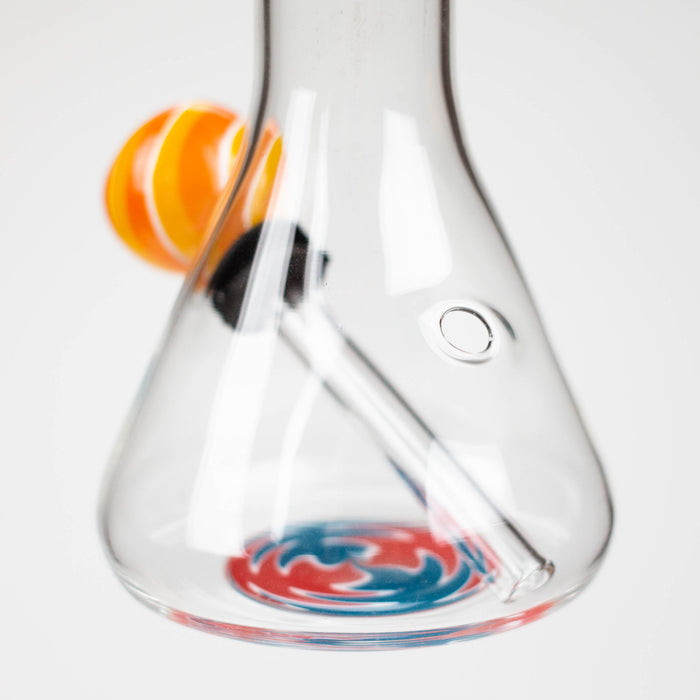 6" beaker glass water bong Glass Bong ONE