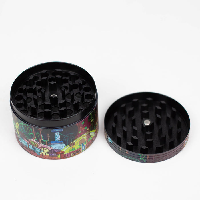 63*42mm 4 Layes R&M Design Metal Grinder Box Of 6 Display Pack Super Supplys Inc