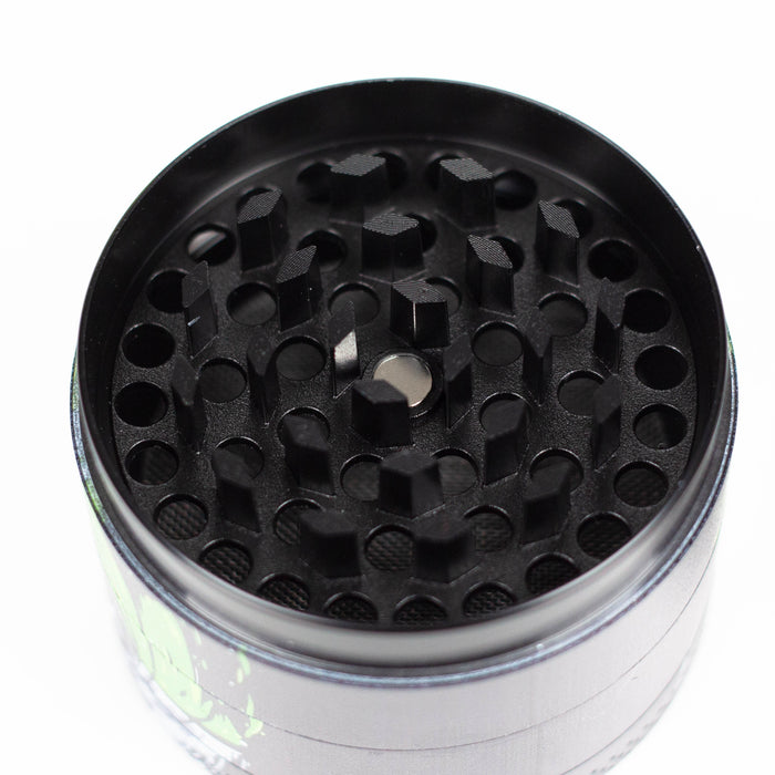 2.2" Metal Grinder 4 Layers with New RM Design 3 Box of 12 Display 777 Smoke
