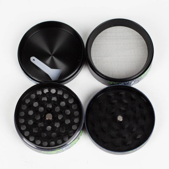 2.2" Metal Grinder 4 Layers with New RM Design 3 Box of 12 Display 777 Smoke