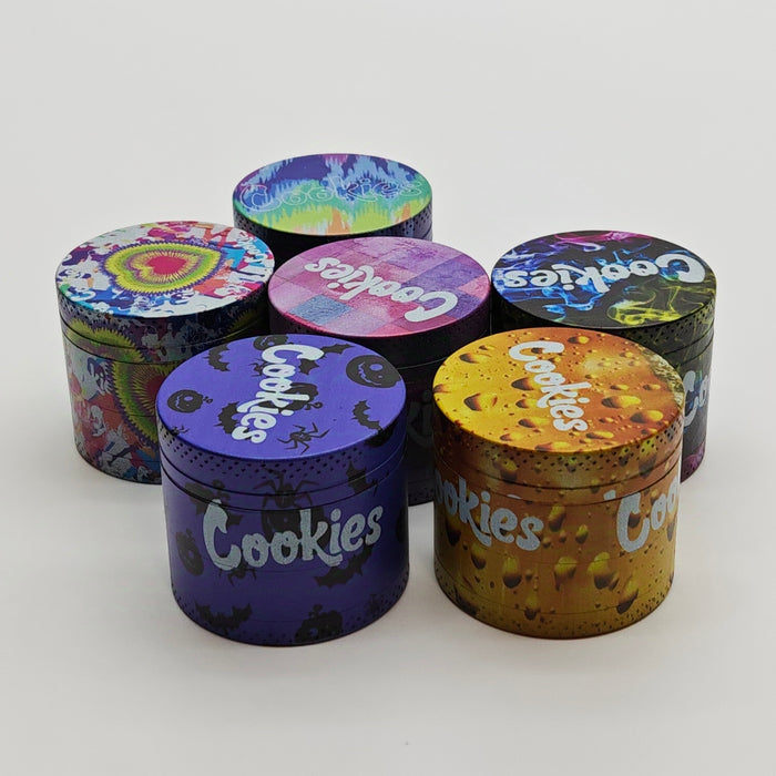 40*34mm 4 Layers C Design Metal Grinder Box Of 12 Display Pack Super Supplys Inc