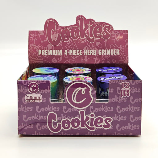 40*34mm 4 Layers C Design Metal Grinder Box Of 12 Display Pack Super Supplys Inc