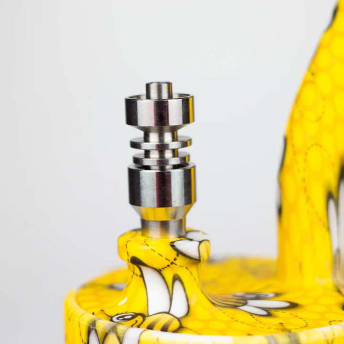 5" Silicone Hydrographic Dab Rig-Assorted Resin · Silicone Rig Fortune