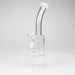 11" honeycomb glass water pipe Glass Bong Bongzie Smokes White
