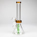9" Beaker bong with difuser Glass Bong Bongzie Smokes Yellow