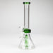 9" Beaker bong with difuser Glass Bong Bongzie Smokes Green