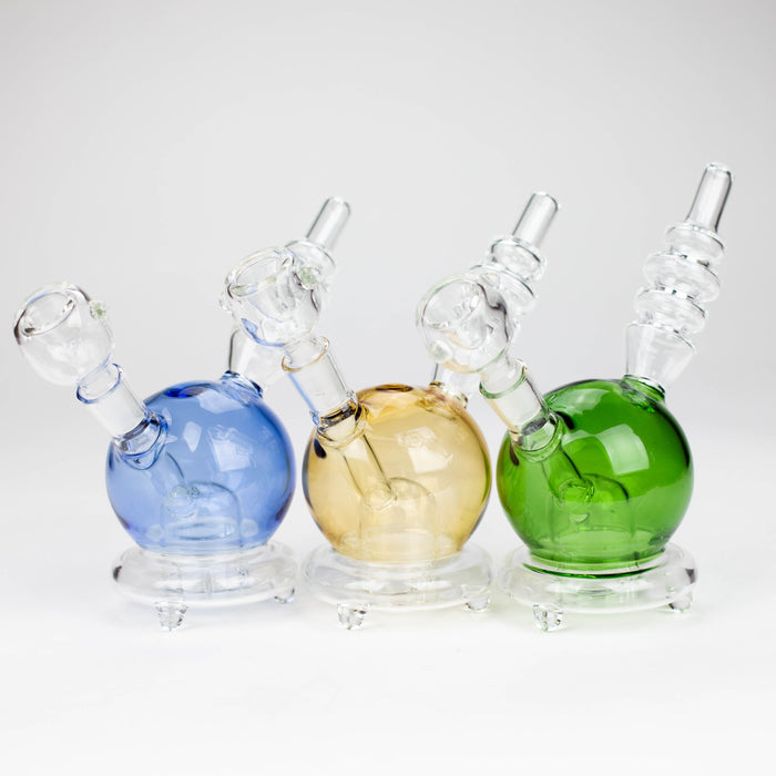 6" Apple glass water bong Other Shaped Bong Bongzie Smokes