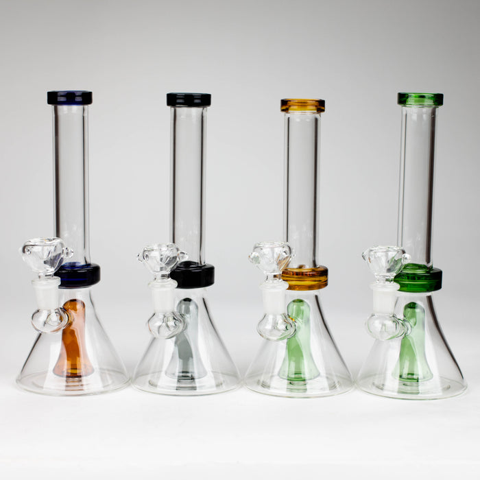 9" Beaker bong with difuser Glass Bong Bongzie Smokes