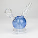 6" Apple glass water bong Other Shaped Bong Bongzie Smokes Blue