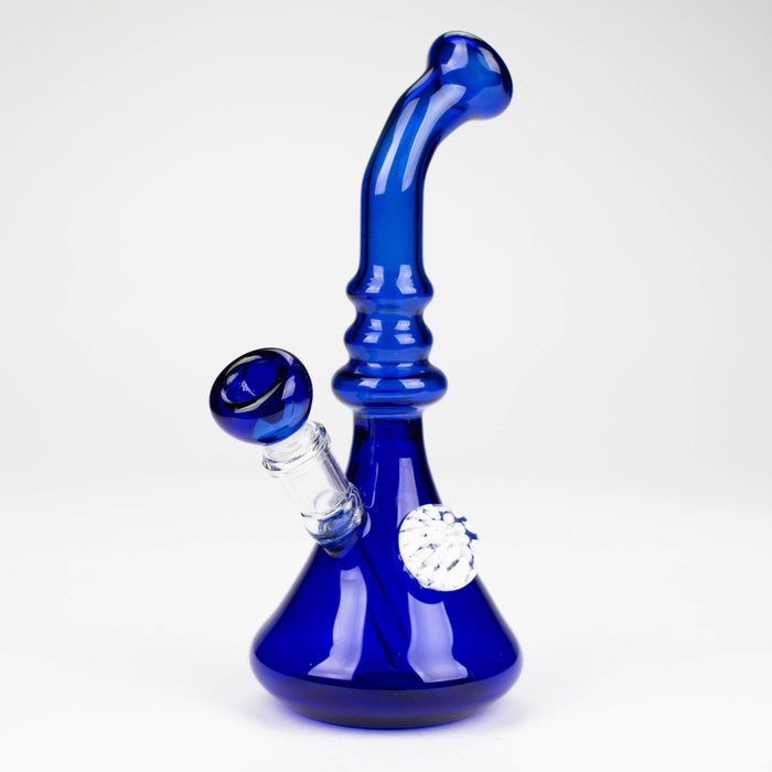 7" EYE COLOUR TUBE BONG Other Shaped Bong Bongzie Smokes Blue
