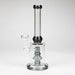 10" color accented glass water bong with diffuser Glass Bong Bongzie Smokes