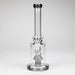 10" color accented glass water bong with diffuser Glass Bong Bongzie Smokes