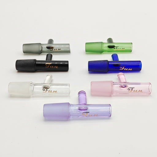 Fortune | Gold Logo Colourful 14mm Popper Bowl Bongs Accessories Fortune