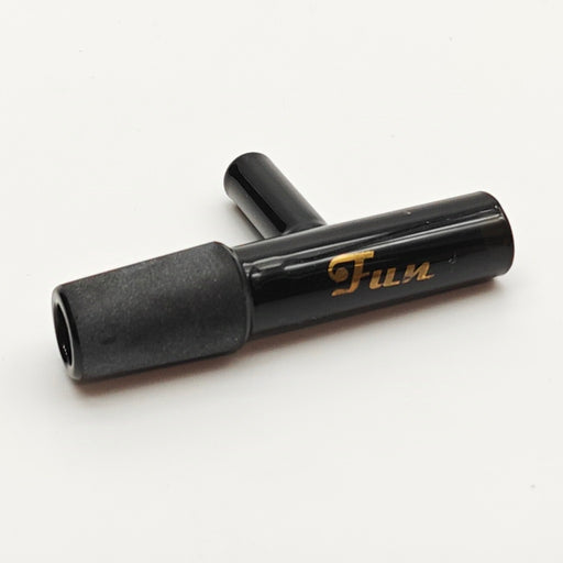 Fortune | Gold Logo Colourful 14mm Popper Bowl Bongs Accessories Fortune Black