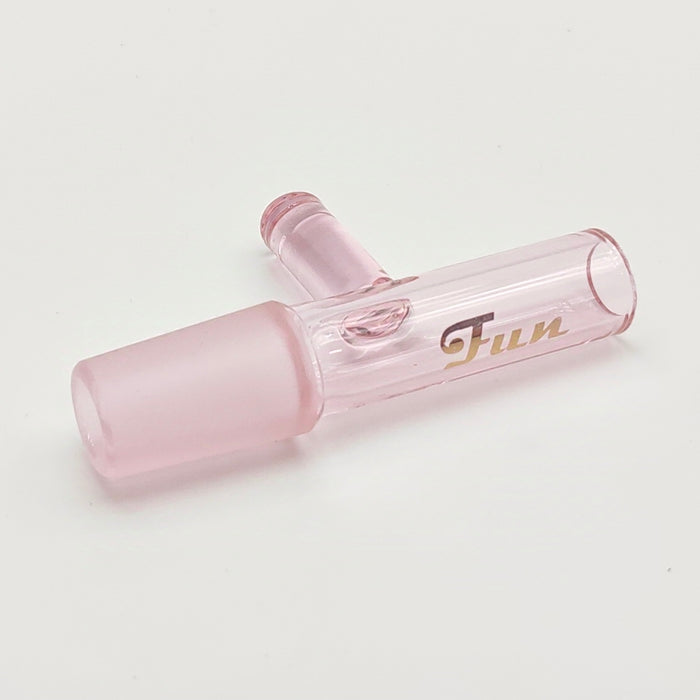 Fortune | Gold Logo Colourful 14mm Popper Bowl Bowl · Banger · Oil Burner Fortune Pink