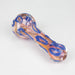 4.5" Gold fumed glass hand pipe pack of 2 Glass Bongzie Smokes