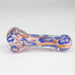 4.5" Gold fumed glass hand pipe pack of 2 Glass Bongzie Smokes