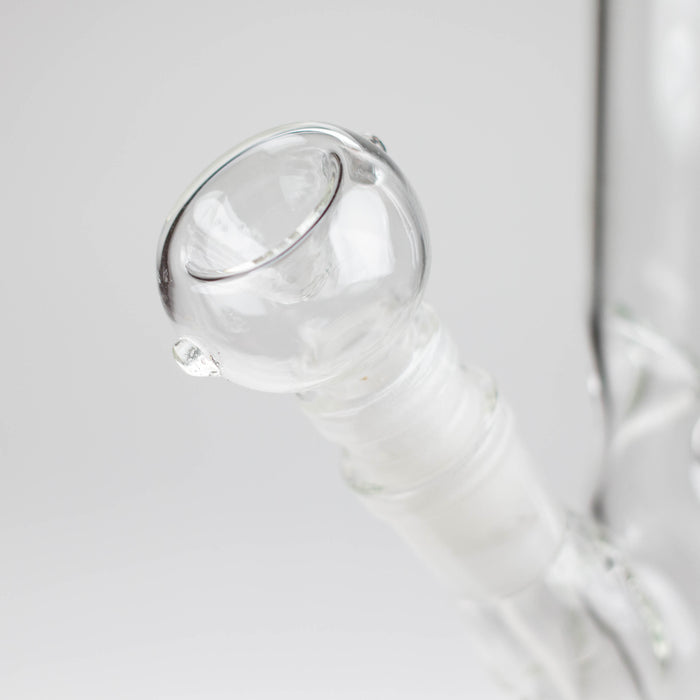 10" Straight tube glass water bong Glass Bong Bongzie Smokes