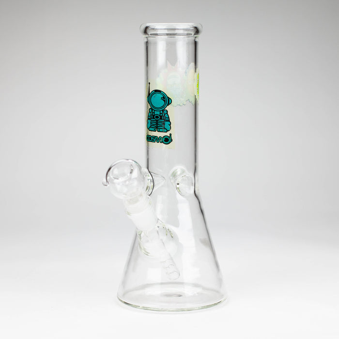10" clear beaker glass water bong Beaker Bong Bongzie Smokes