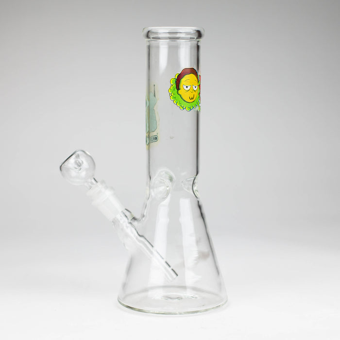10" clear beaker glass water bong Beaker Bong Bongzie Smokes