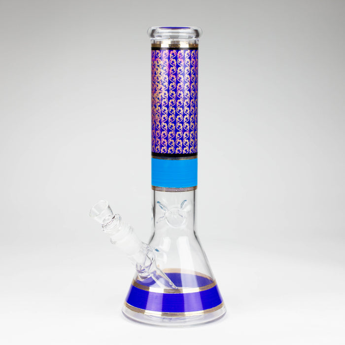12" Royal conical glass water bong Beaker Bong Bongzie Smokes