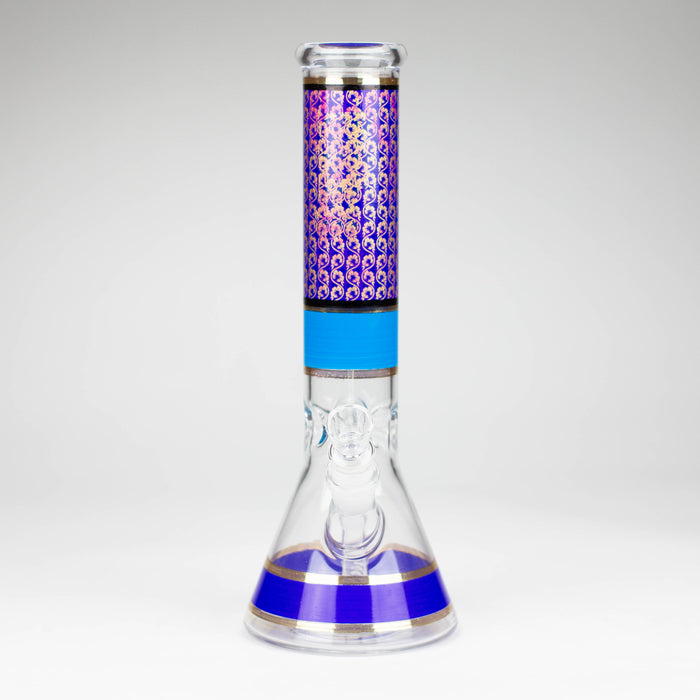 12" Royal conical glass water bong Beaker Bong Bongzie Smokes