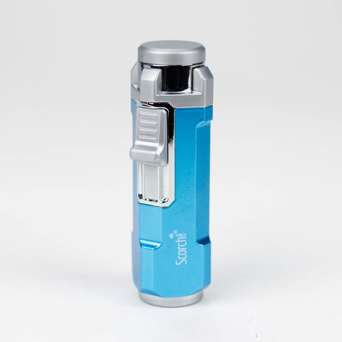 Scorch Torch | 3.5″ Auto Open Triple Torch with Cigar punch [61728-3T] Torch Canadian Distributor