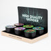 4 Parts Sugar Skull Herb Grinder Assorted Box of 6 Display Pack Canadian Distributor