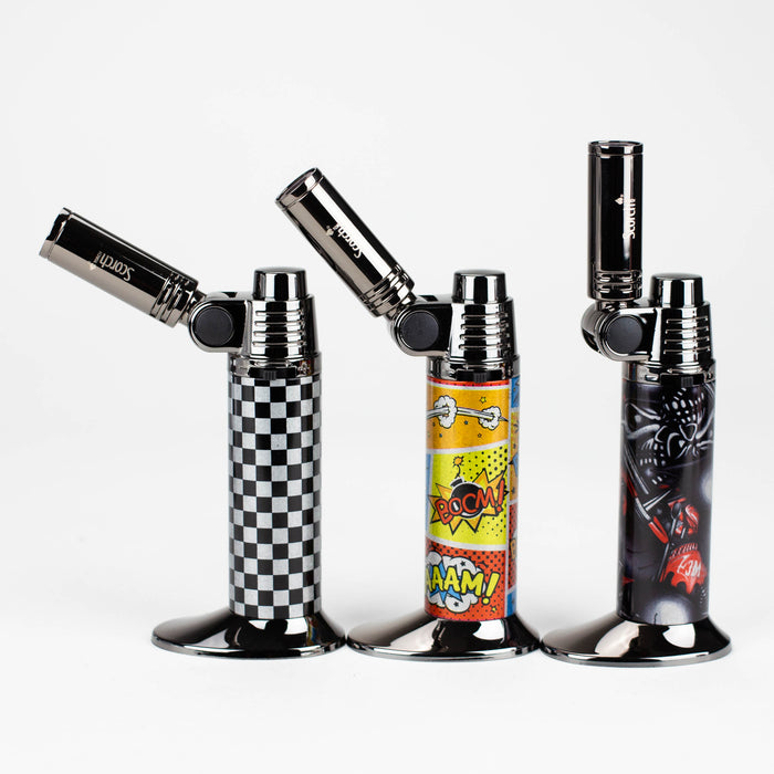 Scorch Torch | 6.5″ Adjustable Angle Torch -Assorted Graffiti [61673-1] Torch Canadian Distributor