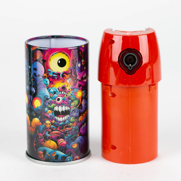 Click It | 2-IN-1 Spray Shape Single torch lighter with Stash can Lighters Canadian Distributor