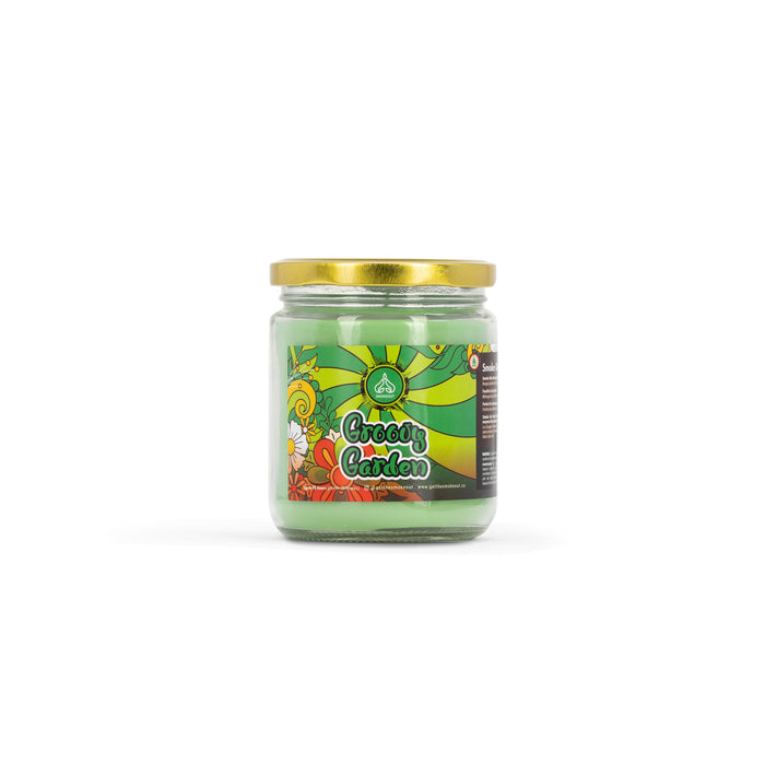 SMOKE OUT odour eliminating candle 13 oz. Candles 420 Paradise GROOVY GARDEN