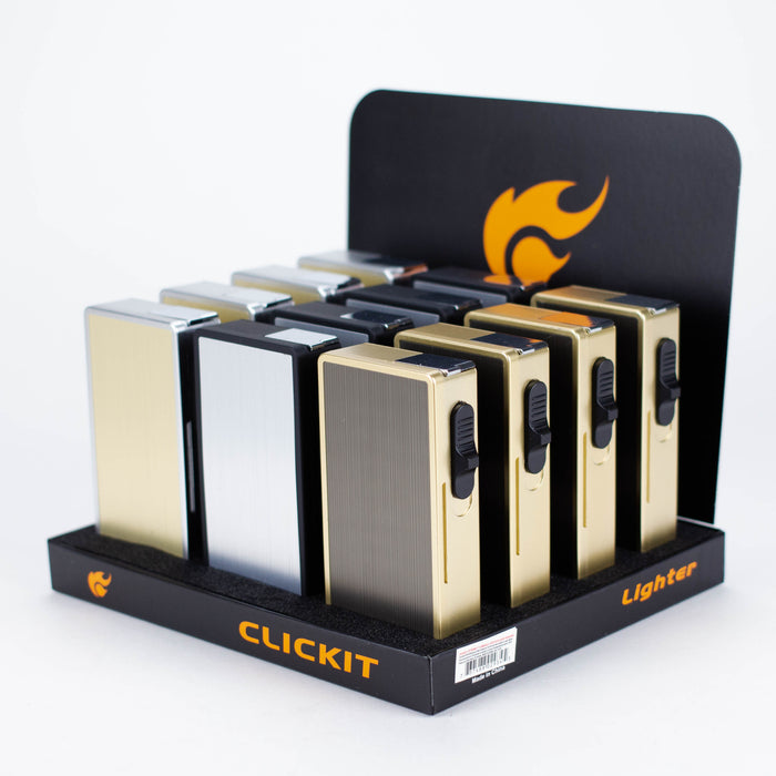 Click It | Single flame Torch with storage[GH-5834] Lighters Canadian Distributor
