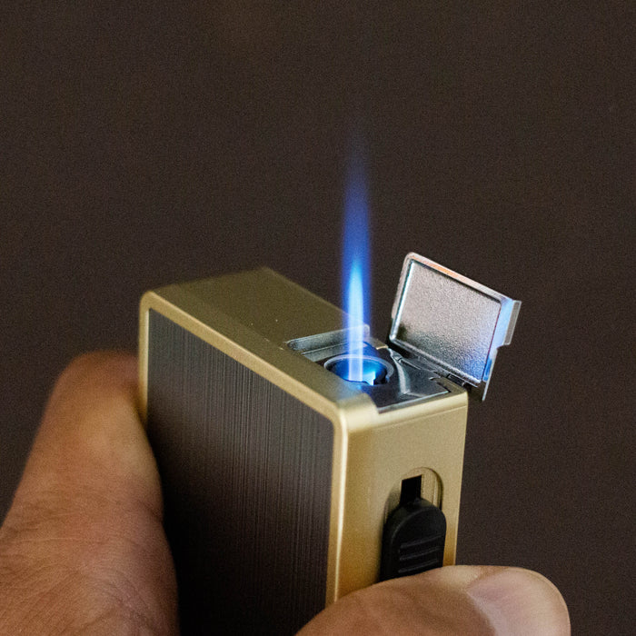 Click It | Single flame Torch with storage[GH-5834] Lighters Canadian Distributor