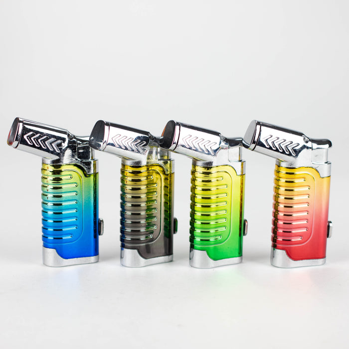 Click It | Shiny Triple Torch Lighter with cigar punch [GH-10817] Torch Canadian Distributor