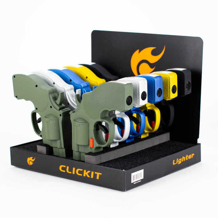 Click It | 6" Revolver Single Torch Lighter [GH-5919] Lighters Canadian Distributor