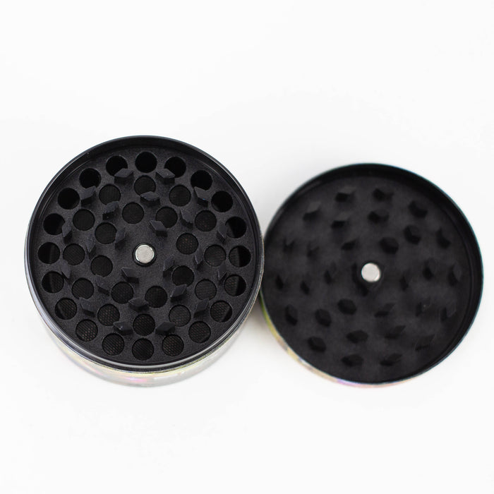 2.5" Metal Grinder 4 Layers with Astronaut Design Box of 6 Herb Grinder 777 Smoke