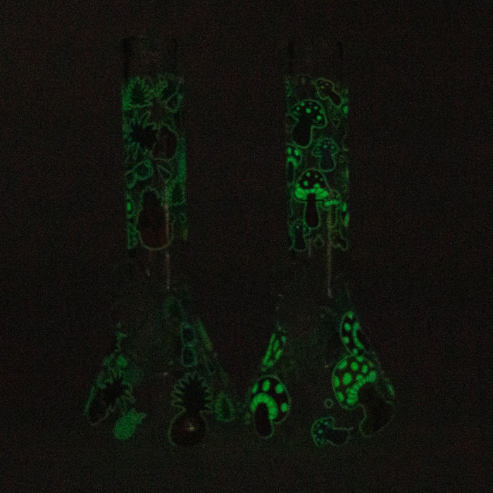 Z10" Glass Bong With Cartoon Design Glass Bong 777 Smoke