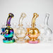 Z7" Solid Color Electroplate Glass Bong Glass Bong 777 Smoke