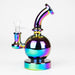 Z7" Solid Color Electroplate Glass Bong Glass Bong 777 Smoke