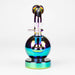 Z7" Solid Color Electroplate Glass Bong Glass Bong 777 Smoke